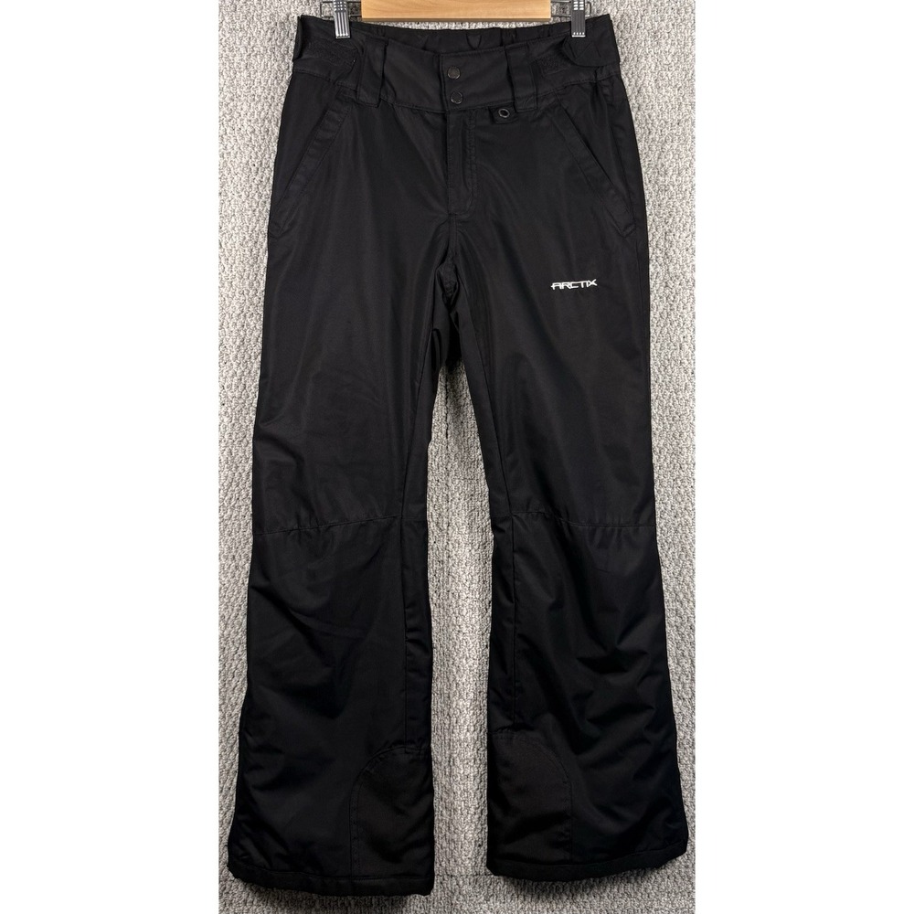 Arctix Womens Insulated Snow Ski Pants Black Thermalock Snowboard S